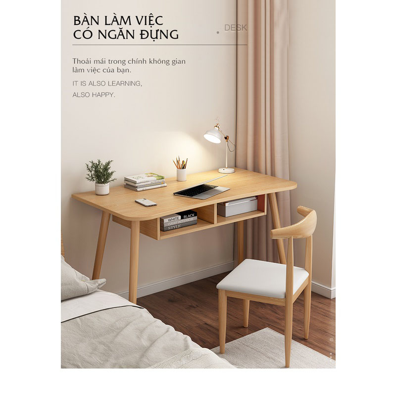 Bàn làm việc HAJI chống gù lưng kết hợp ngăn kéo tiện lợi - GP185