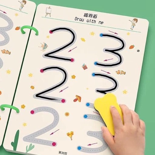 Đồ chơi giáo dục sớm Montessori Baostore vẽ và xóa được cho bé, chất liệu cao cấp, giáo dục sớm cho trẻ từ 1+