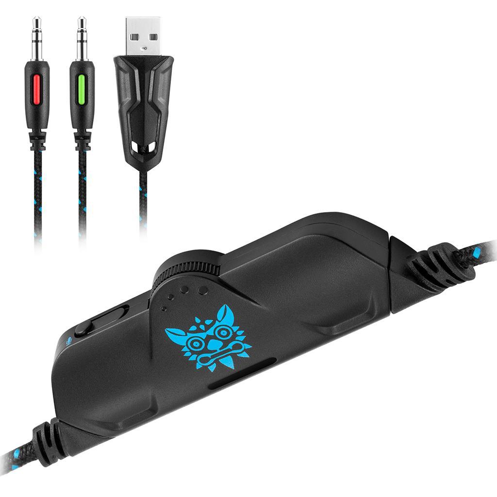 Stereo Bass Surround Gaming Headset with Mic for PC