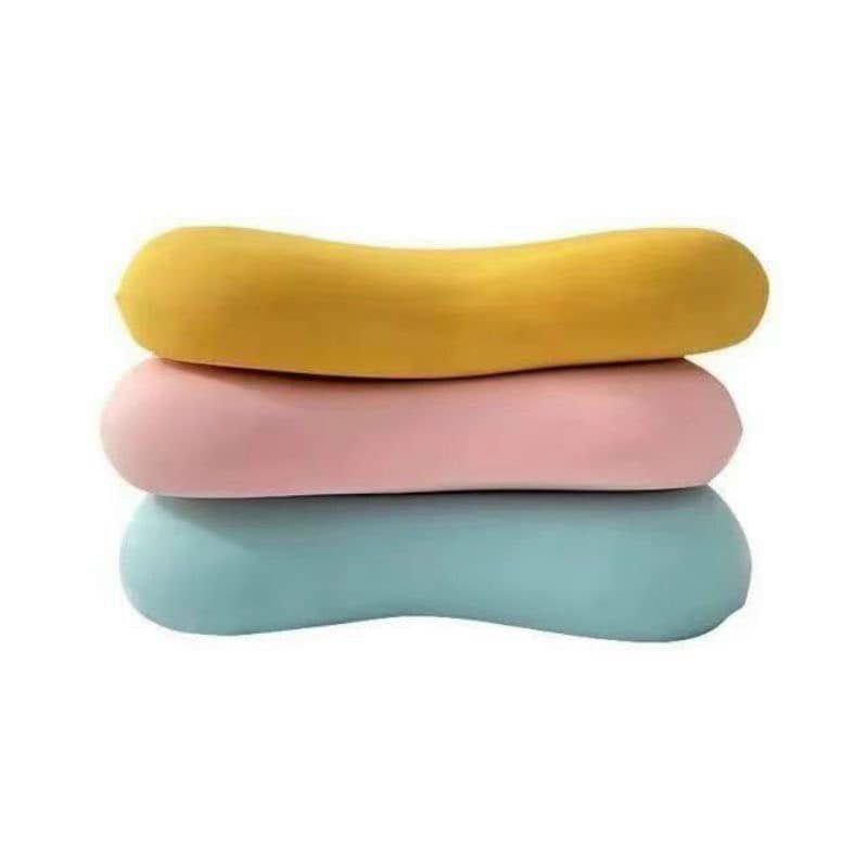 Gối ngủ cao su non thiên nhiên hình hạt lạc/ củ đậu kích cỡ to 55x35cm, thiết kế đặc biệt hỗ trợ nâng đỡ cổ, chống đau mỏi cổ vai gáy khi nằm