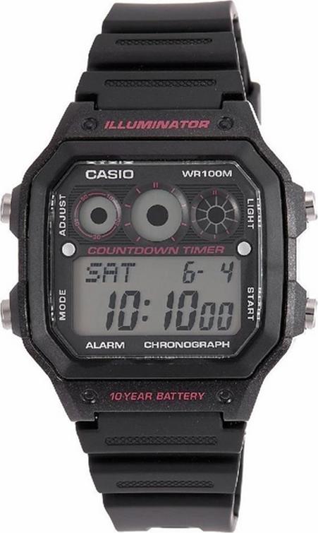 Đồng Hồ Nam Dây Cao Su Casio AE-1300WH-1A2VDF (45 × 42.1 mm)