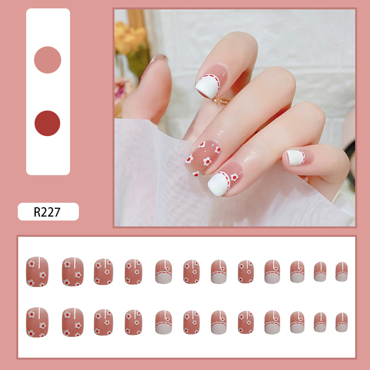Bộ 24 móng tay giả R227