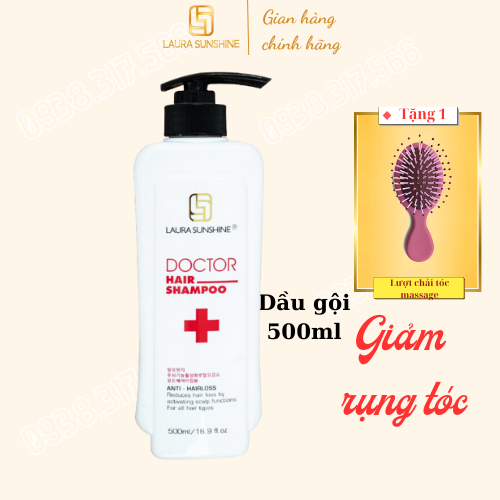 Dầu gội hỗ trợ giảm rụng tóc và kích thích mọc tóc Doctor Hair Laura Sunshine 500ml - Nhật Kim Anh