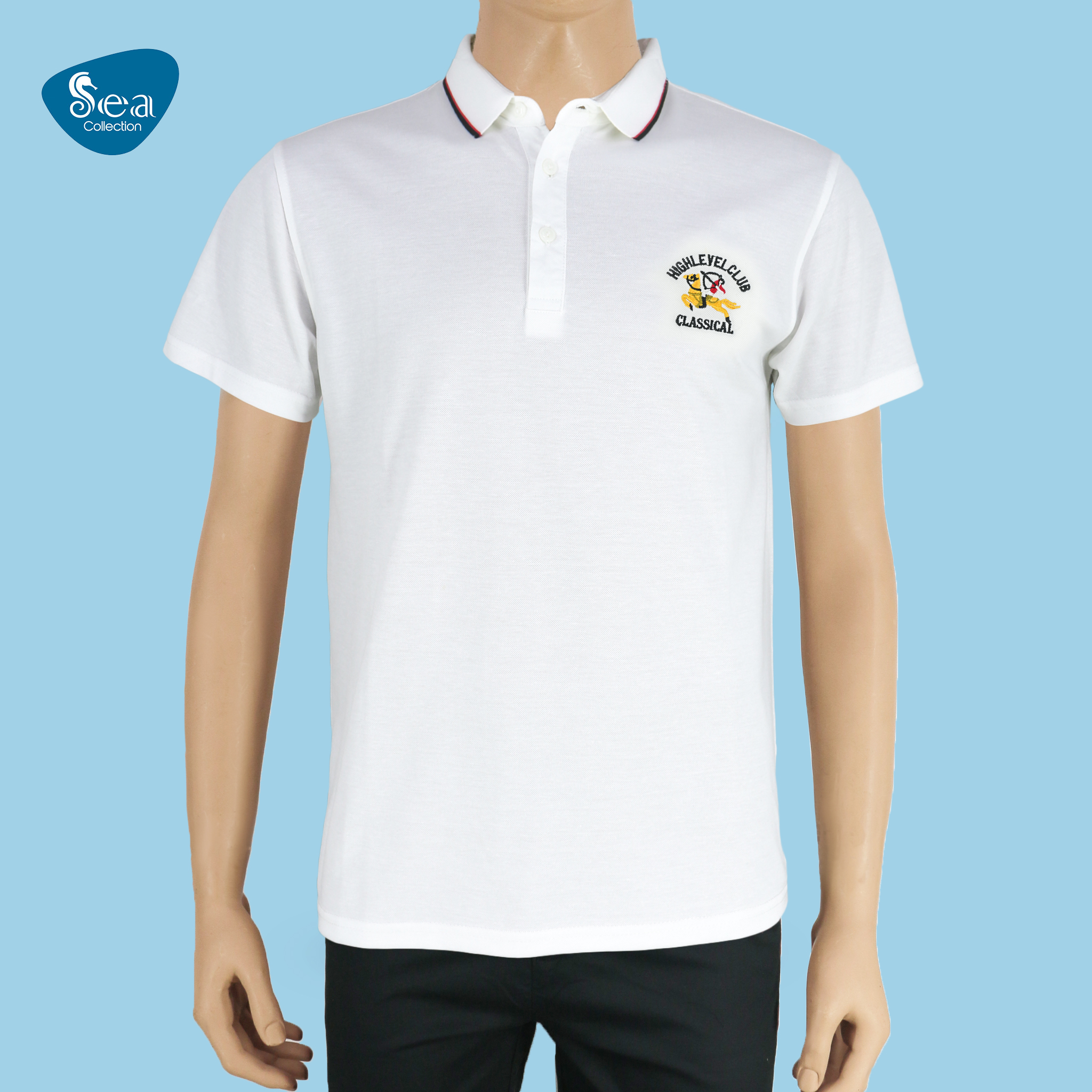Áo Thun Polo Nam Sea Collection Thêu Ngựa 8320 Cổ Viền