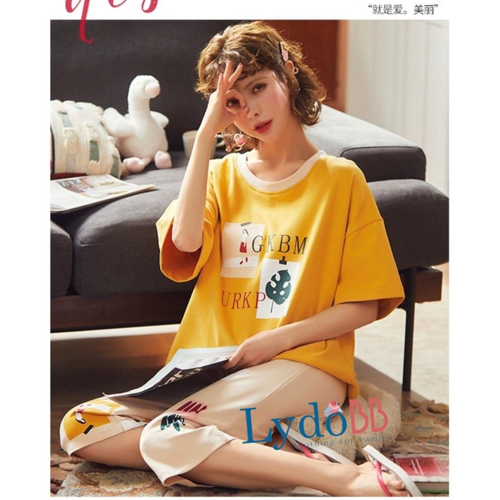 SÉT BỘ THUN LỬNG NGƯỜI LỚN MẶC NHÀ IN HÌNH DỄ THƯƠNG