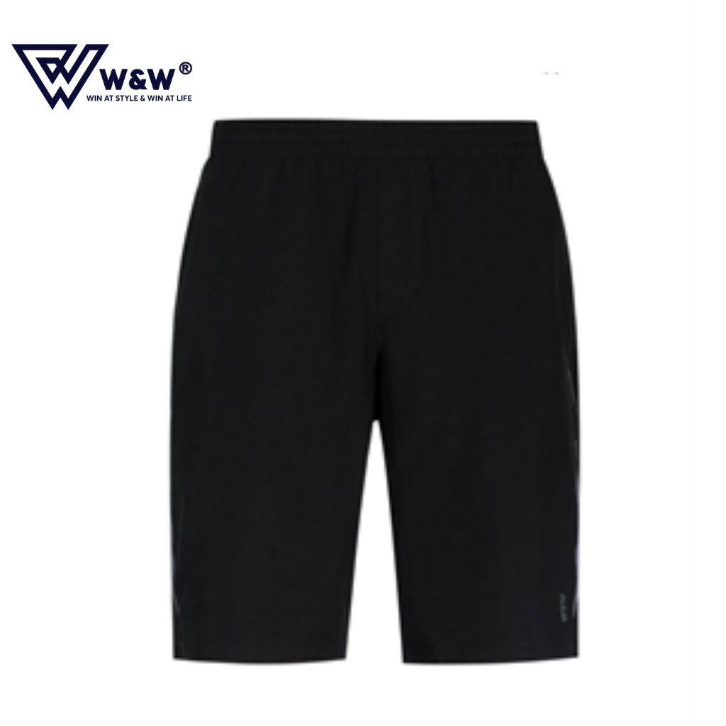 Quần Short Nam W&amp;W Vải Gió Cạp Chun, Chất Liệu Mỏng Nhẹ, Thoáng Mát, Dáng Thể Thao Trẻ Trung WSH25