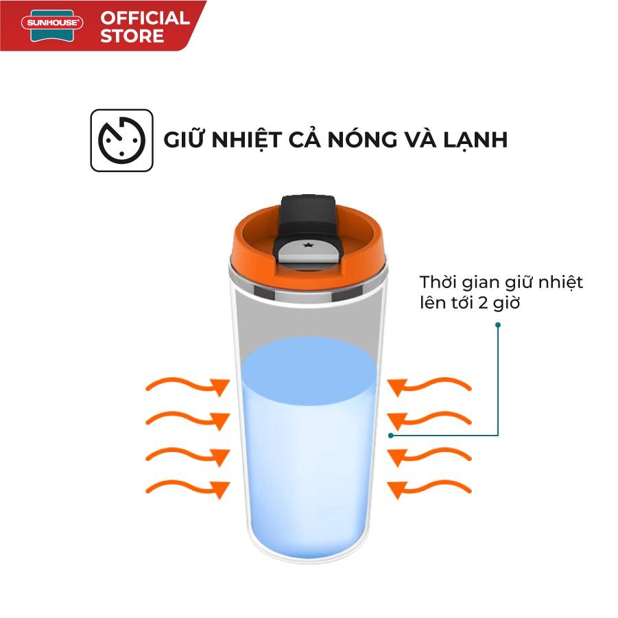 Bình Giữ Nhiệt BIOZONE KB-WA500PO Nắp Màu Cam 500 ml
