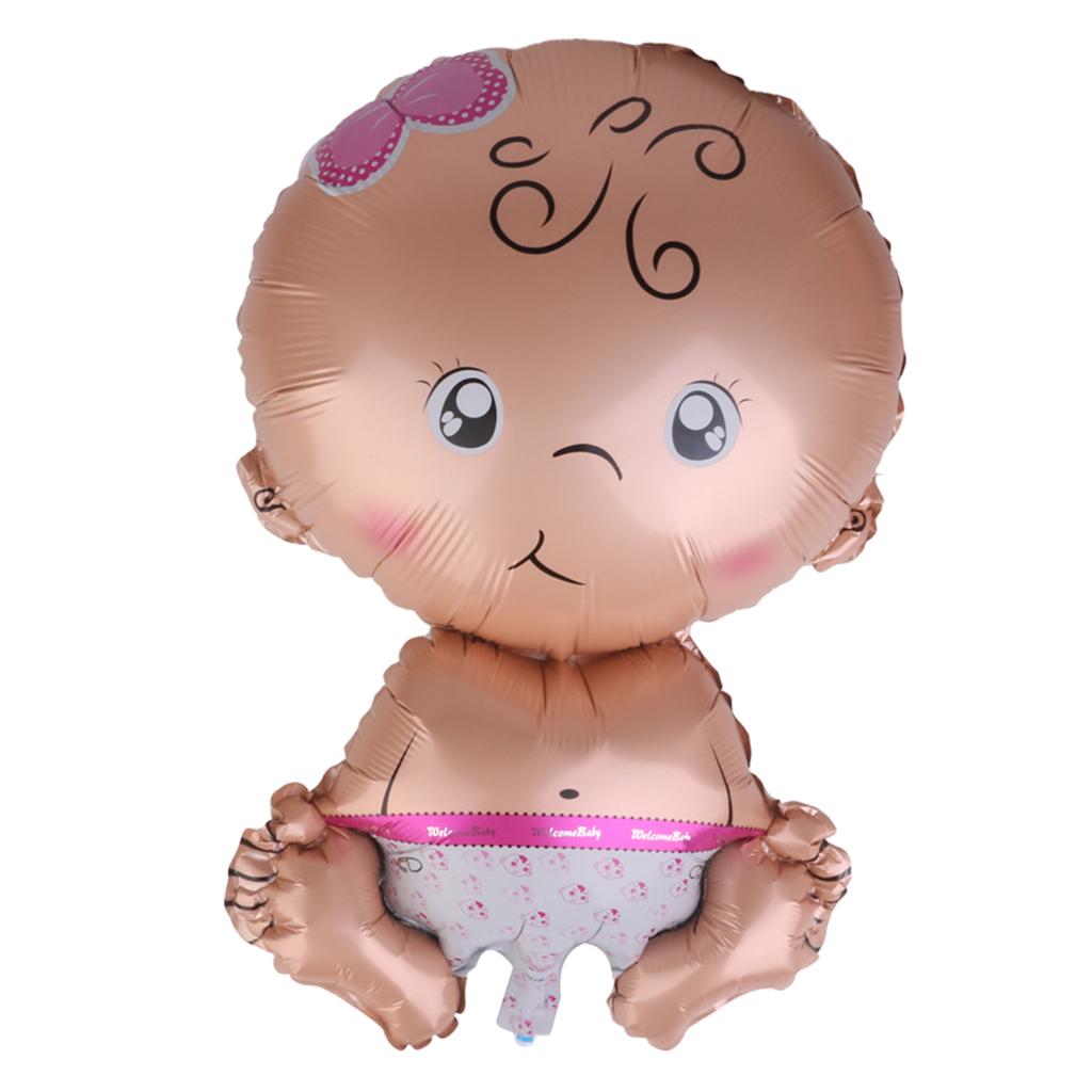 Aluminum Foil Baby Girl Shape Balloon for Baby Shower Christening Birthday
