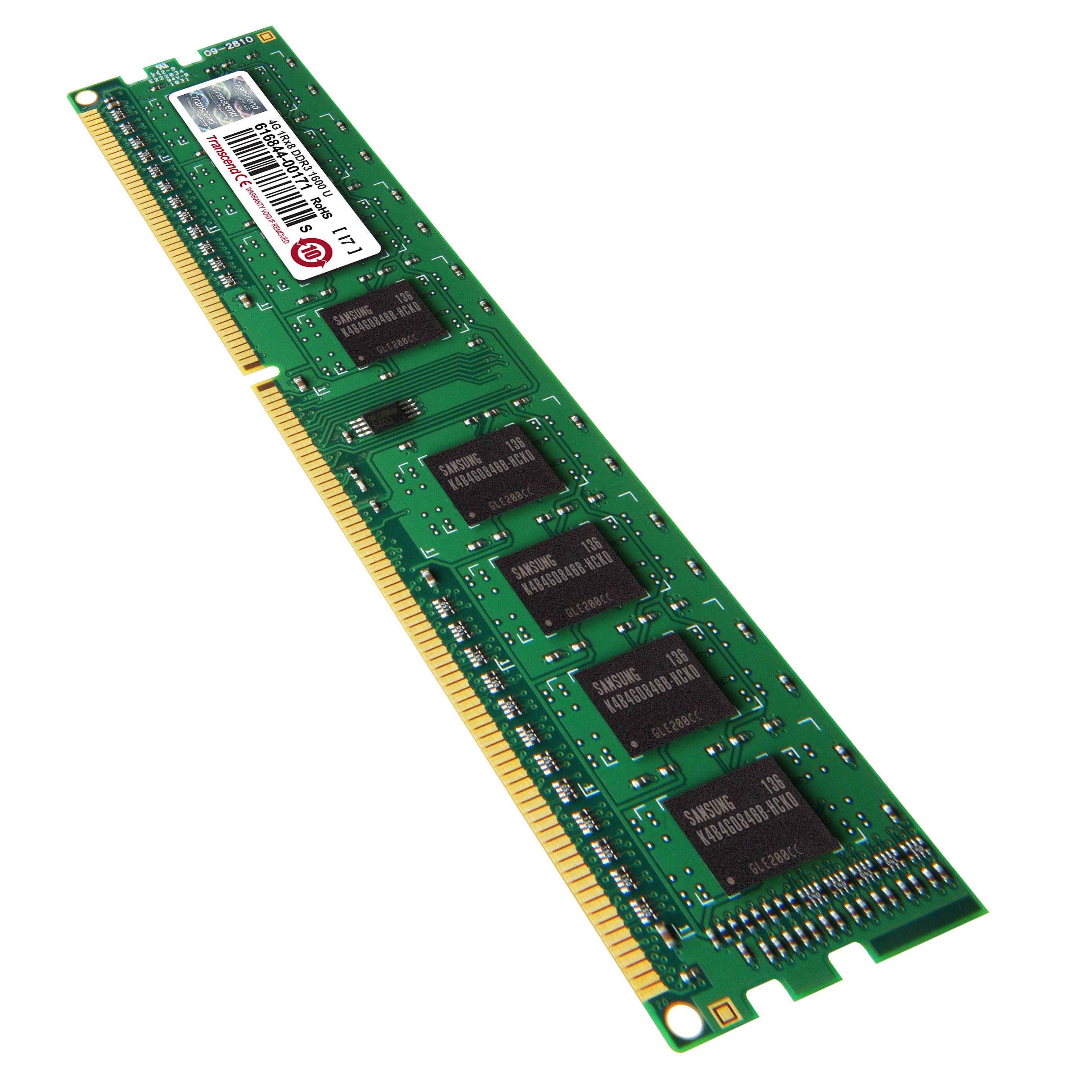 RAM PC Transcend 4GB DDR3 1600Mhz 1Rx8 (512Mx8)x8 - Hàng Chính Hãng