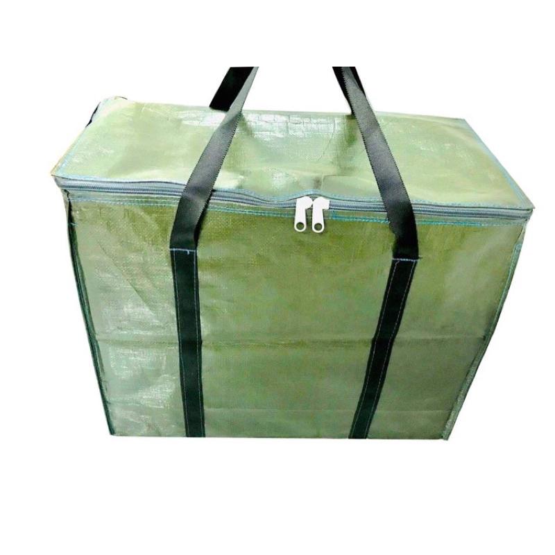 Túi bạc đựng đồ loại dày - Màu Xanh Rêu Tím đựng đồ đc tới 60kg