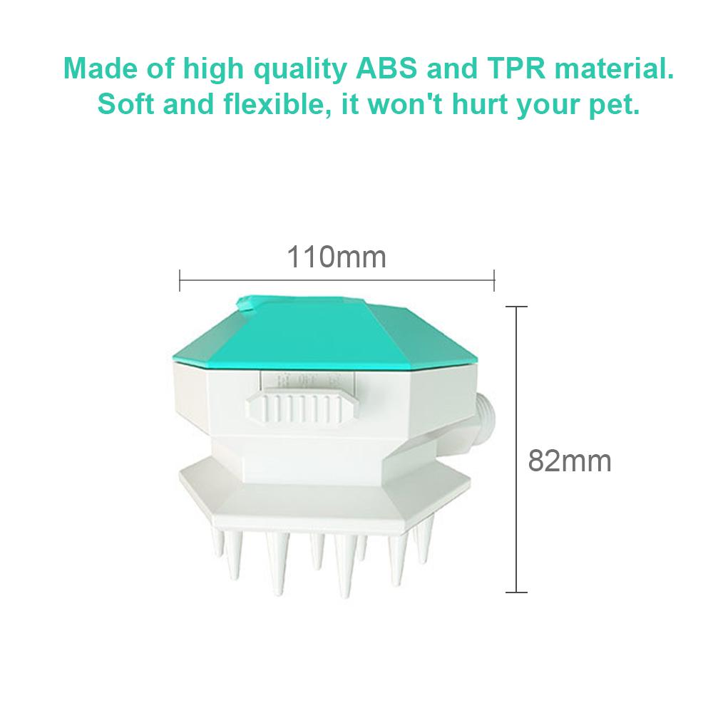 Dụng cụ vòi hoa sen tắm cho thú cưng kết hợp với bàn chải lông 2 trong 1