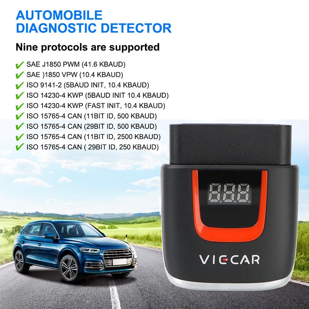 Thiết bị quét mã code kết nối wifi ELM 327 OBD2 VP004 VP002 EM2.27 cho Android/IOS Elm327 OBD