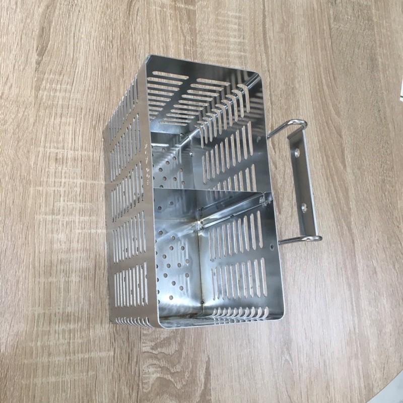 Ống Đũa Muỗng 2 Ngăn Inox 304 Cao Cấp, Hàng Inox Dày Đẹp - Vận Chuyển Miễn Phí Toàn Quốc