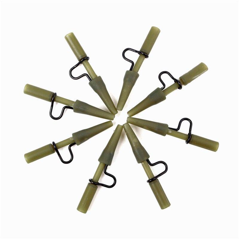 5pcs Heavy Duty Safety Clips Kit Quick Change Clips Swivel Snap Connector Carp Leads Weight Seeker Carp Fishing Equipment Tackle