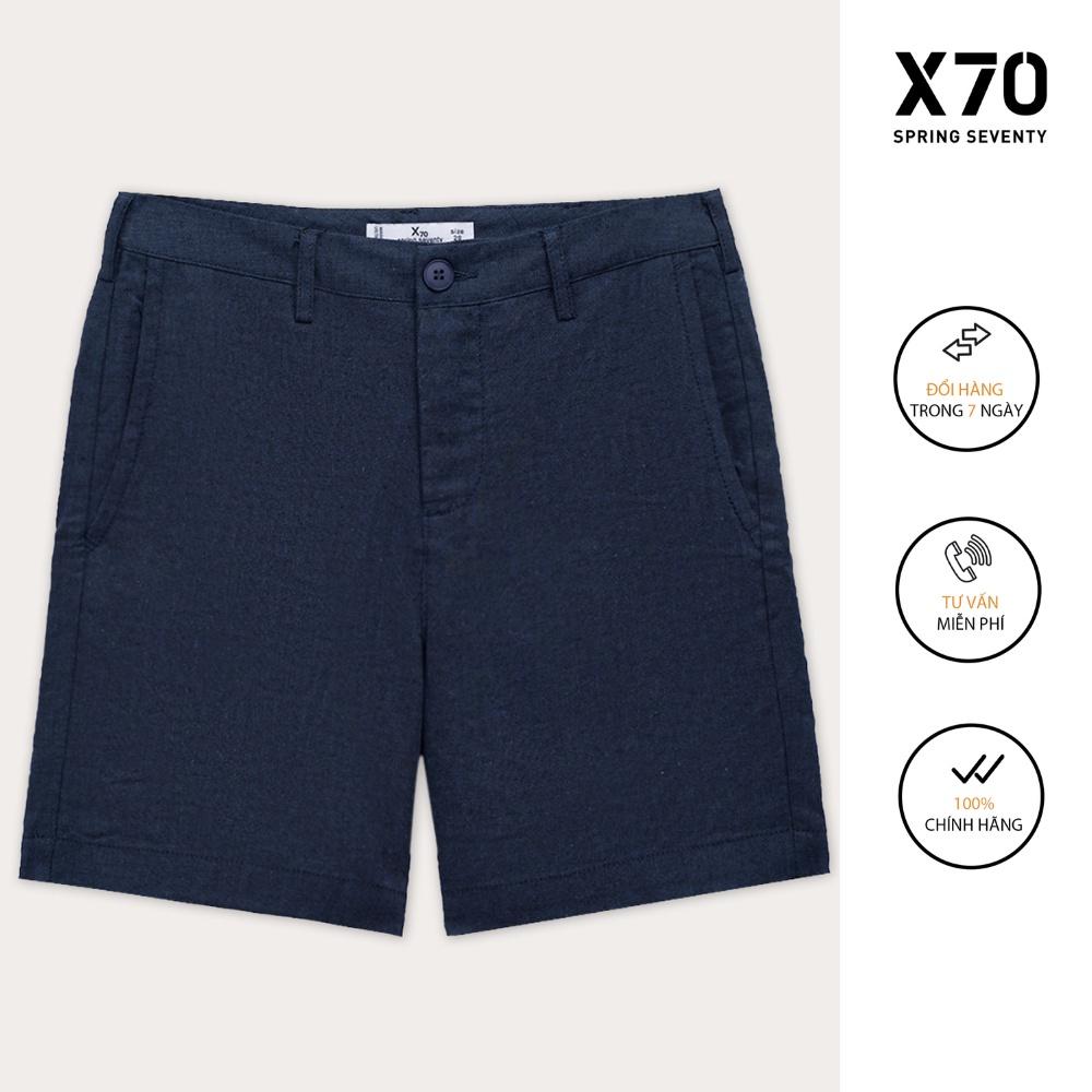 Quần Short Linen Nam Thiết Kế Thời Trang X70 - 09660002