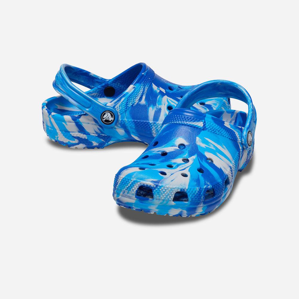 Giày nhựa trẻ em Crocs Toddler Classic Marbled - 206838-4LB