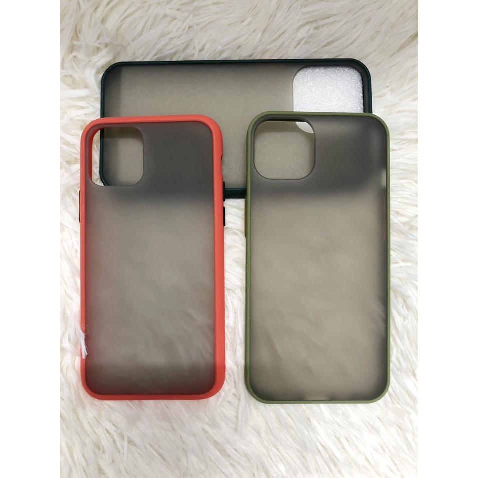 Ốp Viền Màu Lưng Nhám chống sốc chống vân tay dành cho các điện thoại iPhone