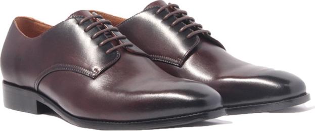 Giày Tây Nam Công Sở Banuli Da Bê Italian Dây Buộc Cap Toe Derby H1CD1 (Da Veg Itali Mềm Dẻo, Đế Siêu nhẹ, Bảo Hành Trọn Đời)