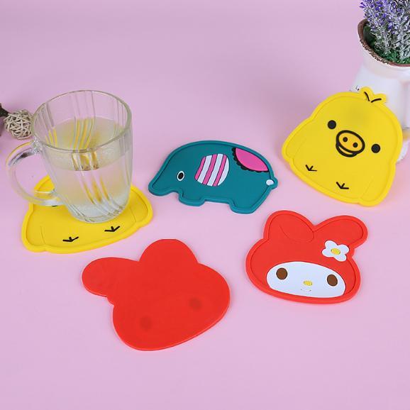 Combo 5 Miếng Lót Ly Hình Trái Cây - Hình Thú Dễ Thương