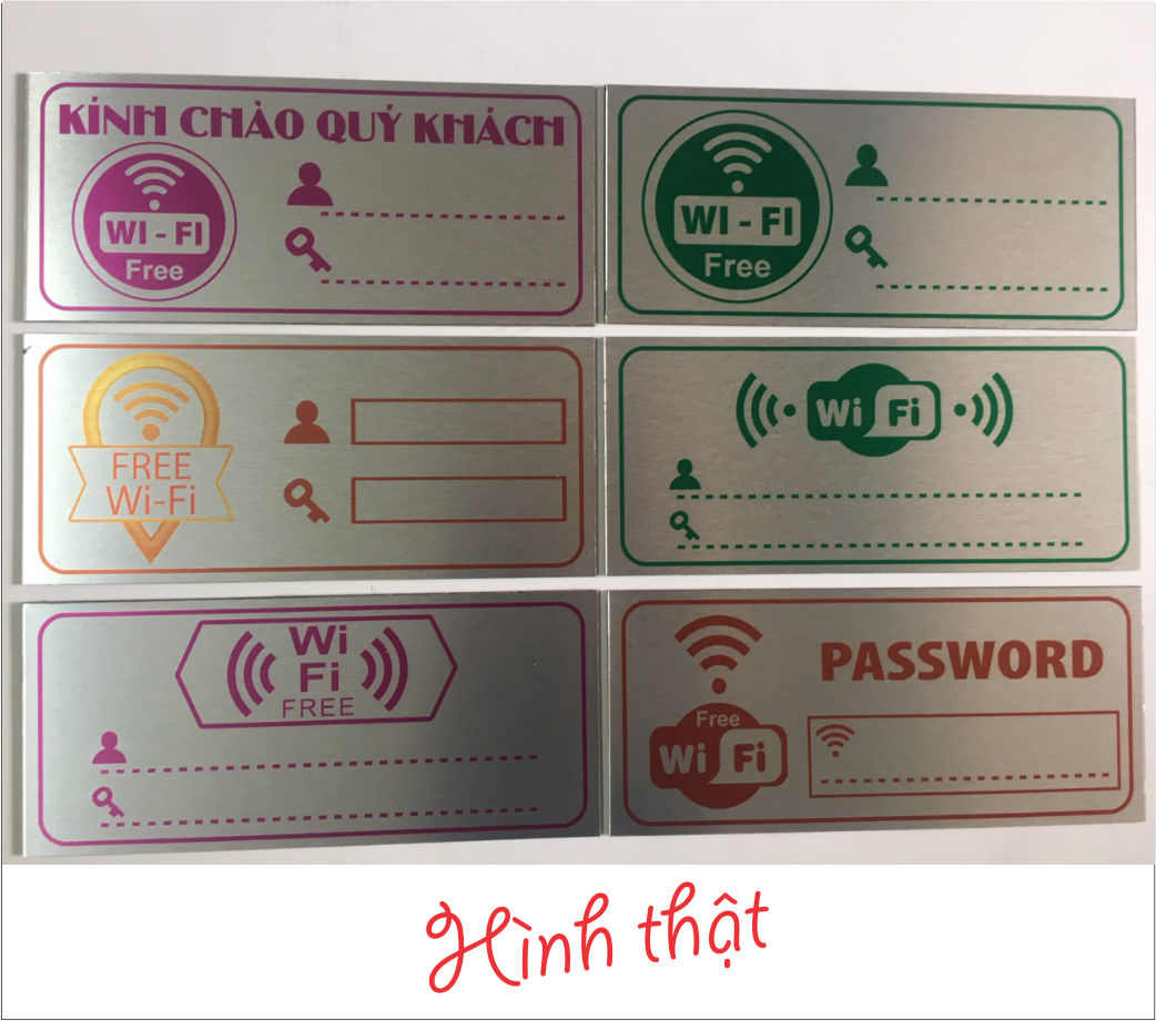 Biển WIFI cho khách sạn, BẢNG wifi quán ăn, wifi nhà hàng, cà phê, cực đẹp