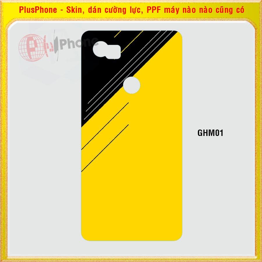 Dán Skin mặt sau cho Google Pixel, Pixel XL, Pixel 2, 2XL in phối màu