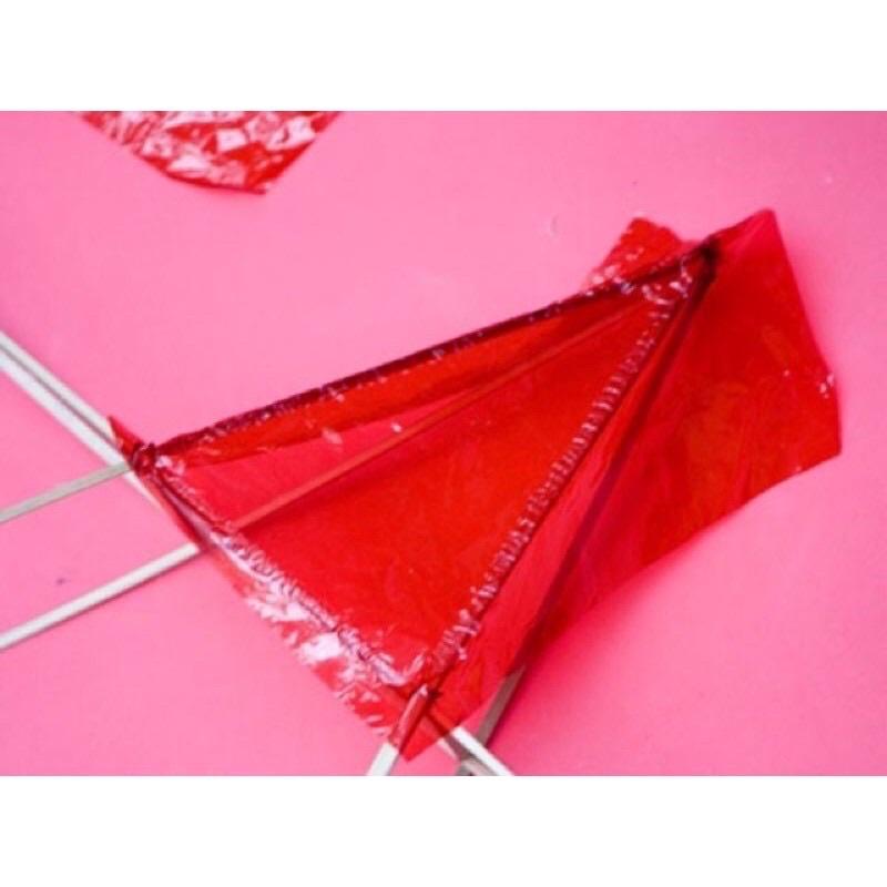 Giấy bóng kính trong suốt sắc màu làm đèn ông sao