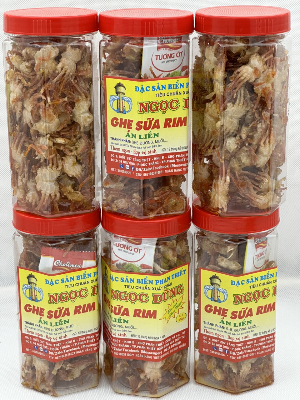 Đặc sản Phan Thiết - Ghẹ Sữa Rim Hộp (Gói) 200 Gram Đã Chế Biến Ăn Liền Ngon Ơi Là Ngon. Hạn Sử Dụng 12 Tháng Kể Từ Ngày Đặt Hàng - OCOP 4 Sao