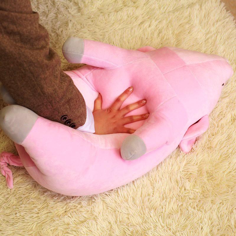 GẤU BÔNG HEO LƯỜI NẰM NGỦ