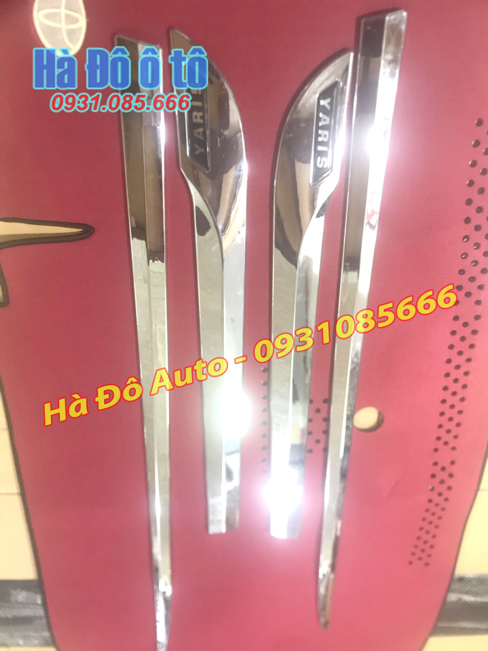 Nẹp Sườn Toyota Yaris 2014 2015 2016 2017 2018 2019 2020 2021 2022 - Nẹp Sườn Yaris 2014/2022