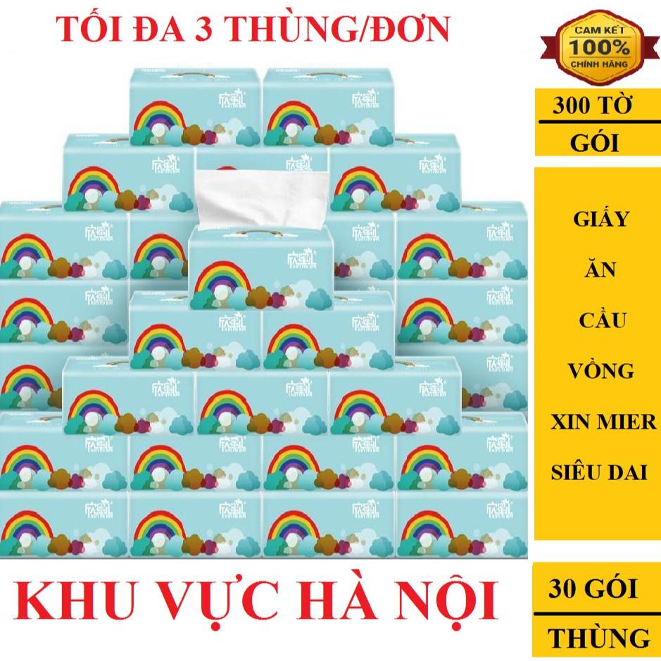 THÙNG 40 GÓI GIẤY ĂN RÚT HÌNH THỎ/ THÙNG 30 GÓI GIẤY ĂN CẦU VỒNG SIÊU DAI (GIA DỤNG 1995) -