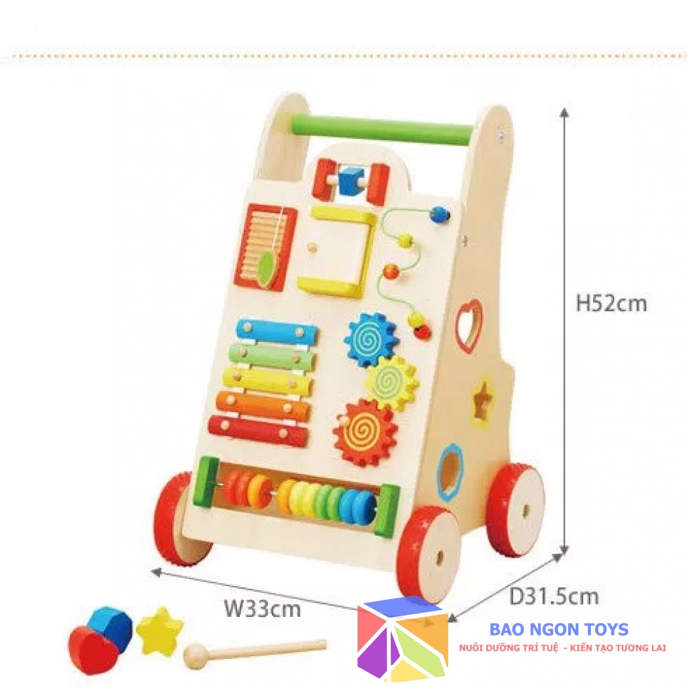 XE TẬP ĐI 2 TRONG 1 KẾT HỢP BẢNG BẬN RỘN GIÚP BÉ HOẠT ĐỘNG THỂ CHẤT VÀ PHÁT TRIỂN VẬN ĐỘNG TINH - DG130