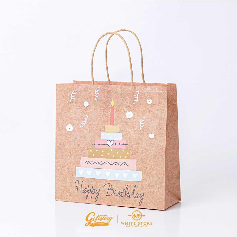 Túi giấy Kraft Cao cấp CUTE BIRTHDAY Họa tiết siêu xinh - siêu dễ thương - siêu rẻ