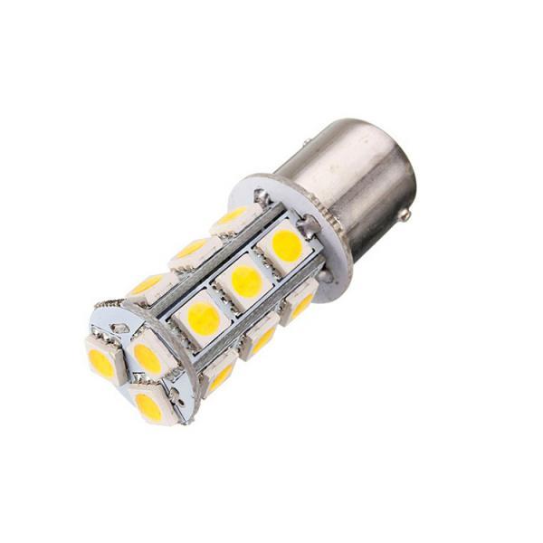 10x Warm White 1156 BA15S Trailer Interior 12V LED Lights Bulbs 18