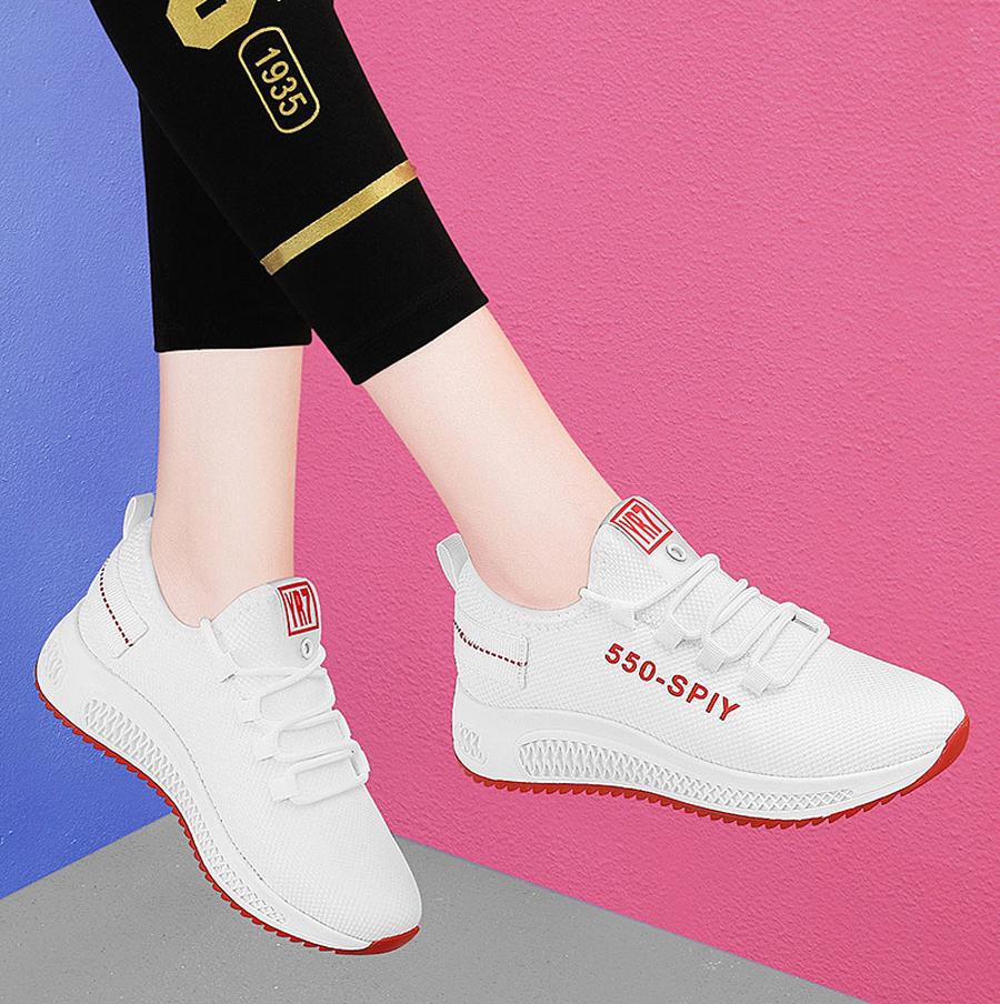 Giầy thể thao sneaker nữ buộc dây V202