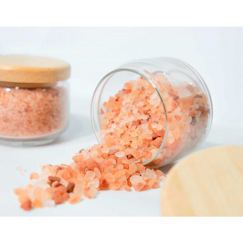 Muối Hồng Ngâm Chân Himalaya Organic 1Kg - Muối Hồng Himalaya Ngâm Chân Thải Độc Dạng Mịn Và Hạt