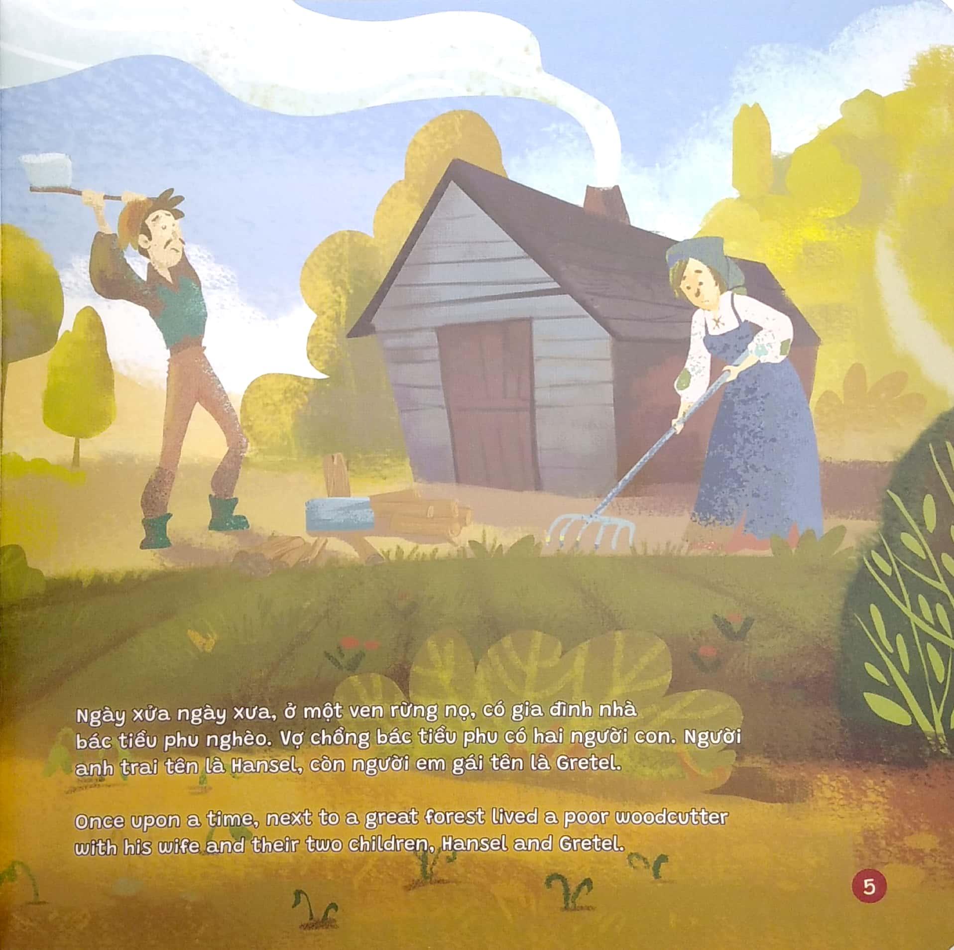 Hansel Và Gretel (Hoạt Hình Song Ngữ 4D)