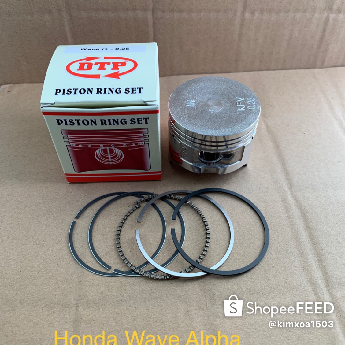 Bộ Piston dành cho xe Honda Wave Alpha