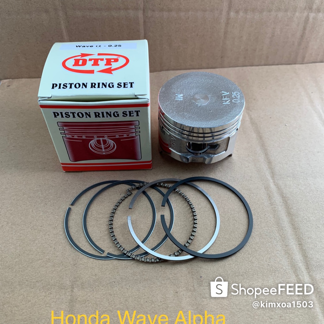 Bộ Piston dành cho xe Honda Wave Alpha (cos 0-4)