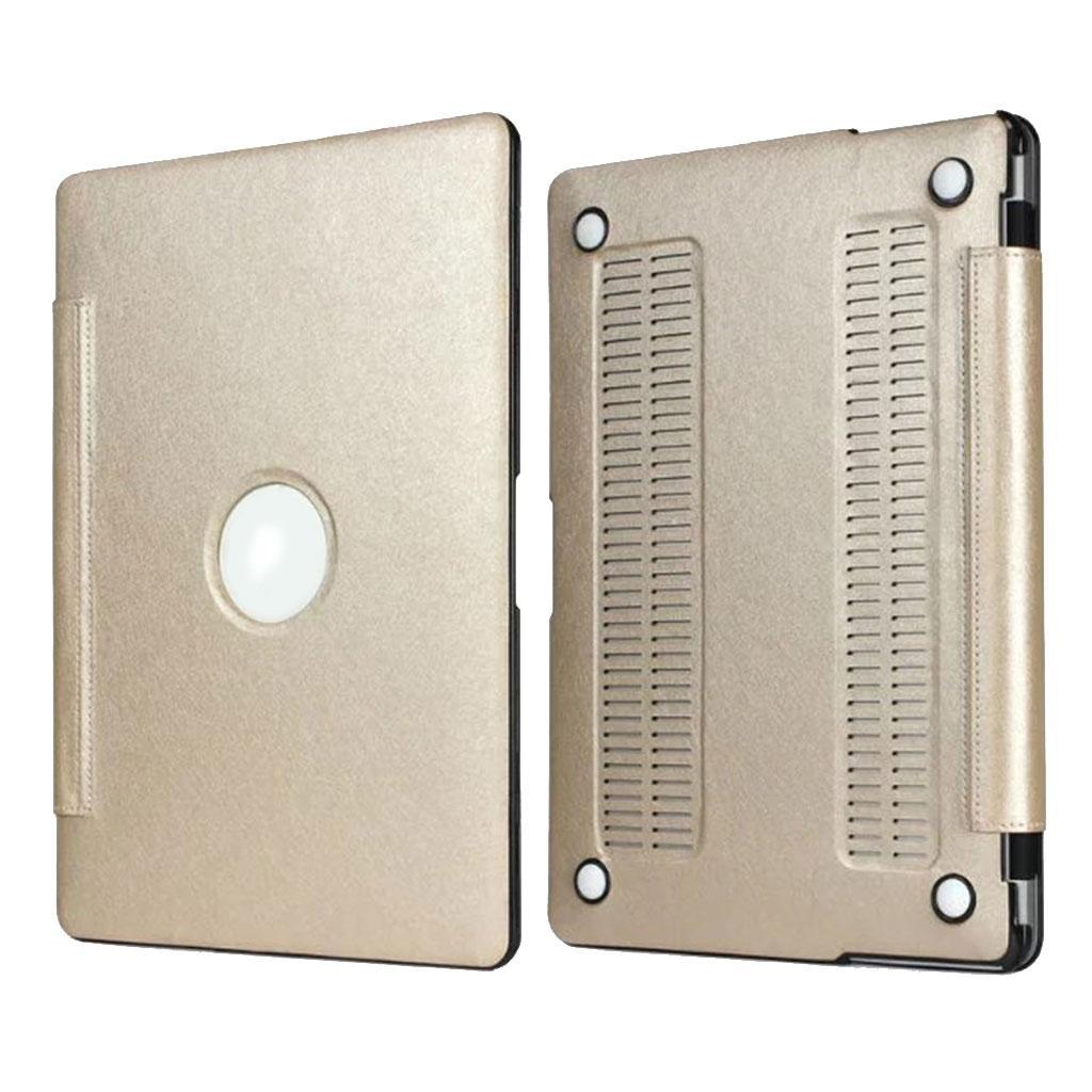 Fashion Silk Texture Hard Shell Case Cover Gold for Macbook Pro Retina 13.3"