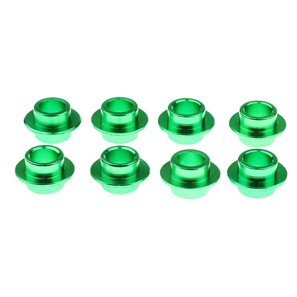 8pcs Skateboard Scooter Roller Inline Skate Wheels Bearing Spacer - 4 Colors