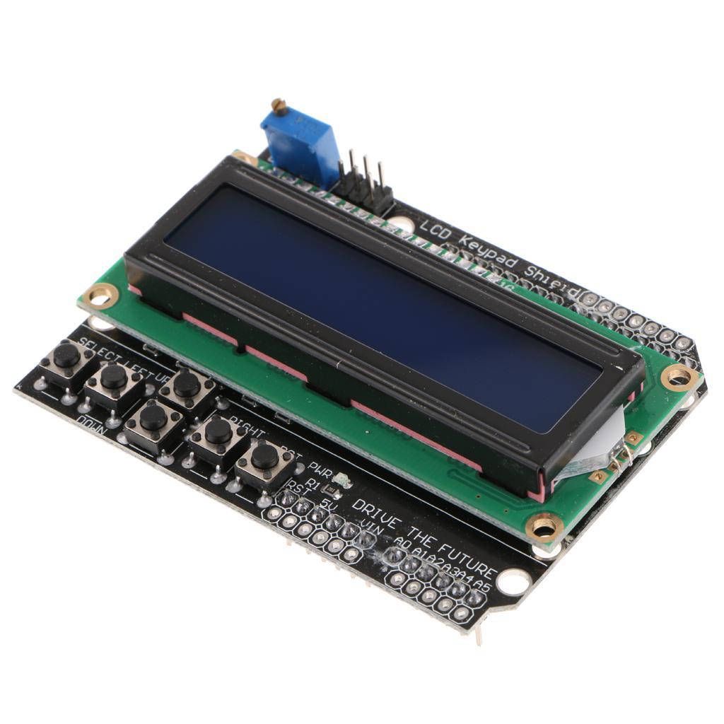 LCD1602 Character I/O Expansion Board LCD Keypad Shield For