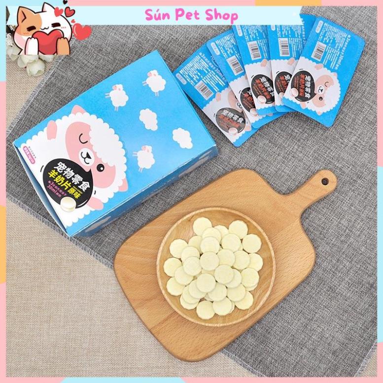 Viên sữa dê cung cấp canxi cho chó mèo