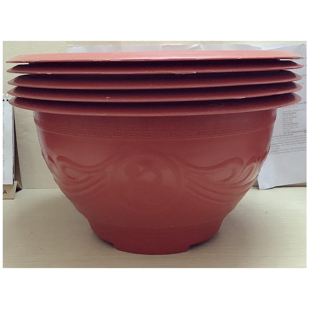 5 Chậu Nhựa Trồng Hoa, Cây Cảnh Bình Thuận Plastic PLT 480