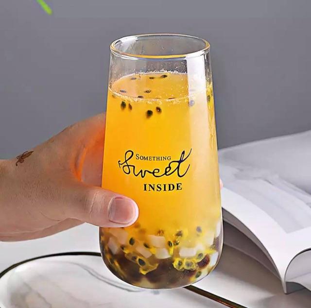 Cốc sinh tố , ly thủy tinh sweet inside chịu nhiệt