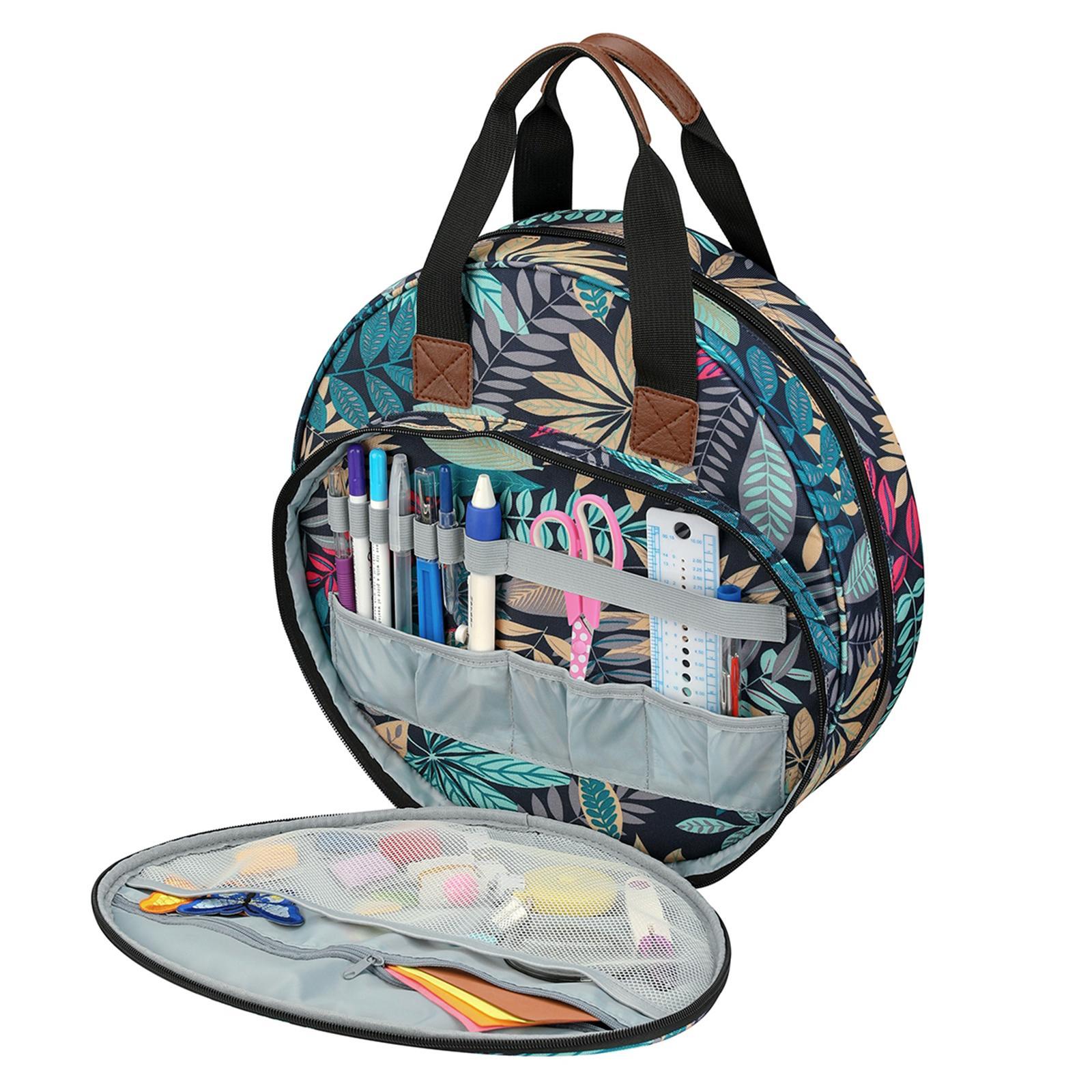 Embroidery Bag Tote Organizer Crochet Hooks Case for Embroidery Hoop