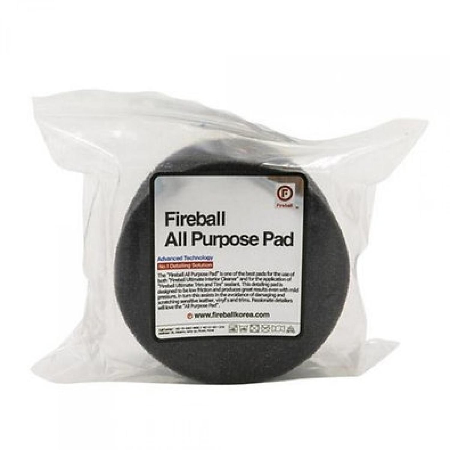 Miếng pad wax đa năng dùng dưỡng nhựa, dưỡng lốp xe và dưỡng ghế da,loại xốp, hàng  Fireball, Hàn Quốc