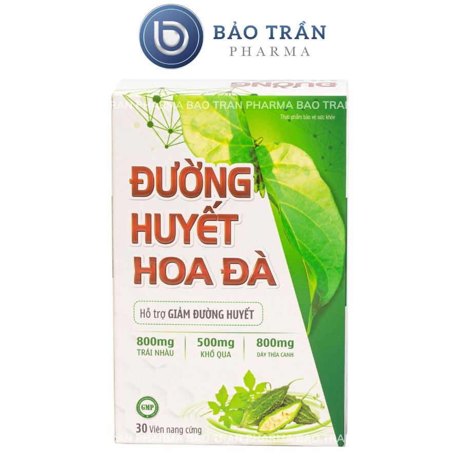 Viên uống Đường Huyết Hoa Đà hỗ trợ giảm đường huyết, giảm biến chứng do đái tháo đường, tiểu đường (Hợp 30 viên nang cứ