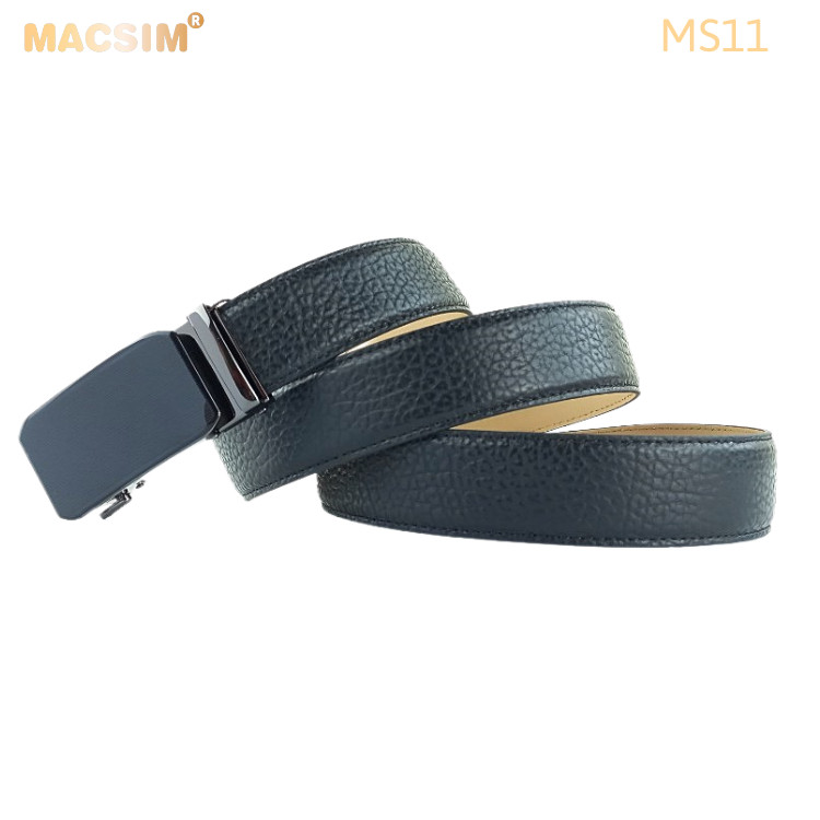 Thắt lưng nam da thật cao cấp nhãn hiệu Macsim MS11