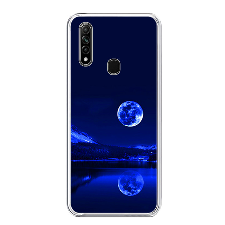 Ốp Lưng Dẻo Cho Điện Thoại Oppo A31 / A8 - 01282 0269 MOON02 - Hàng Chính Hãng