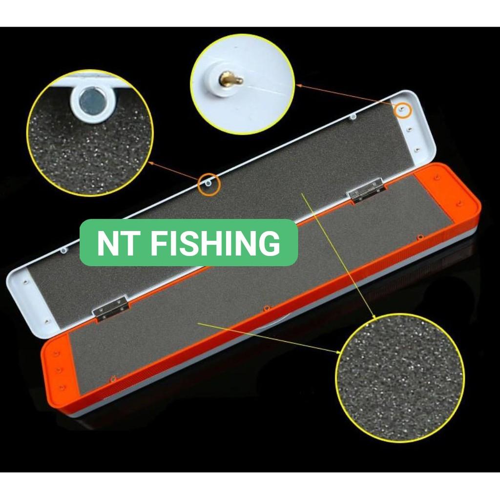 Hộp đựng phụ kiện câu đài 3 ngăn cao cấp họa tiết cá chép. Hộp đựng phao, đựng trục, đựng thẻo câu đài